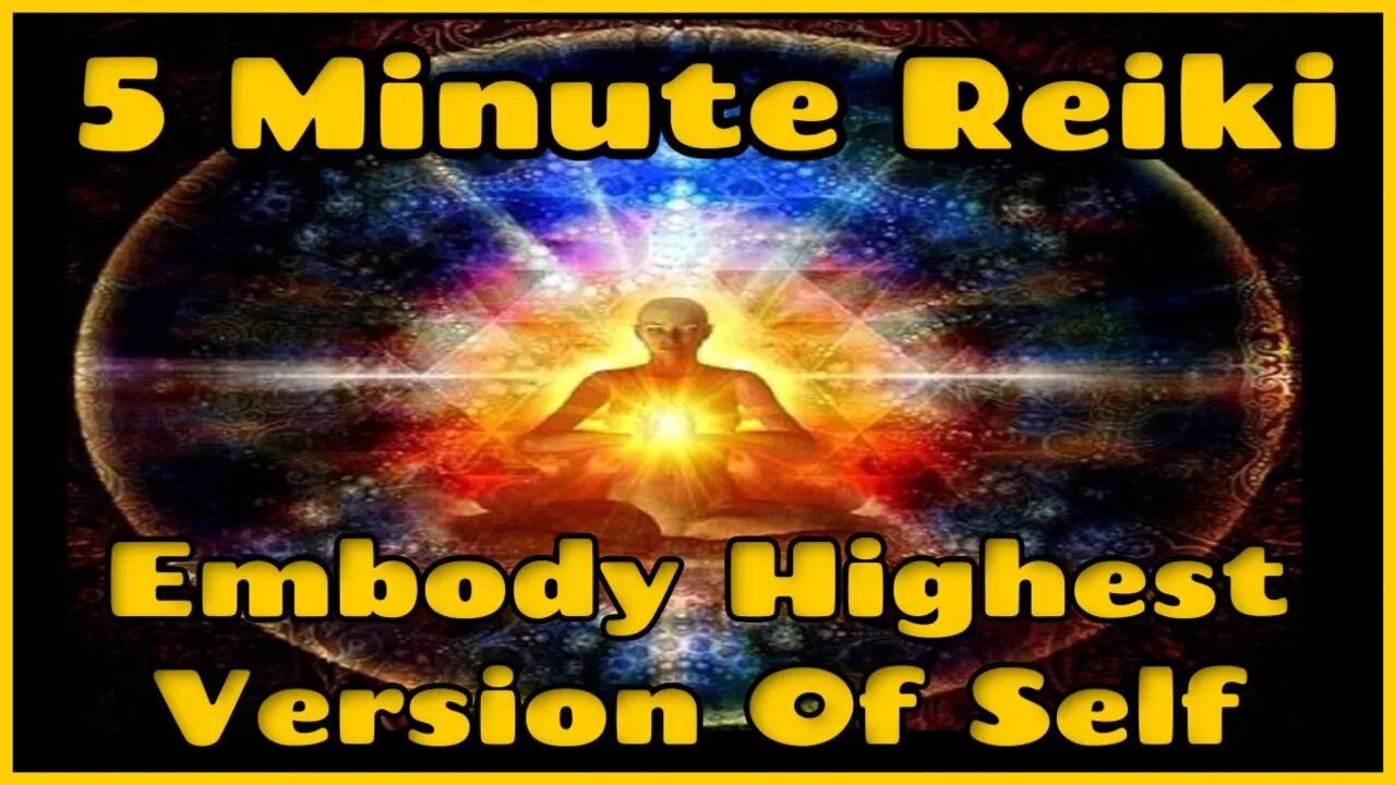 Reiki l Embody Highest Version Of Self l 5 Minute Session l Healing Hands Series ✋✨🤚