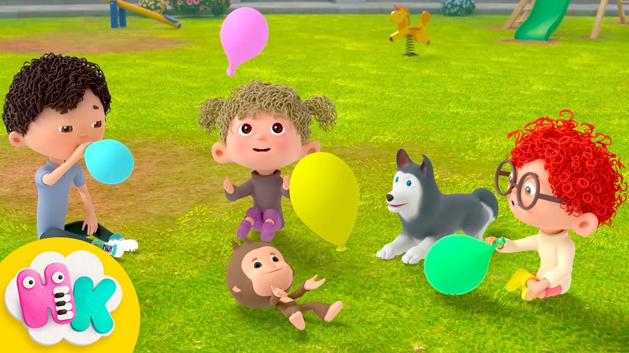 Balloon Song 🎈 Fun and educational cartoons for children | HeyKids Nursery Rhymes