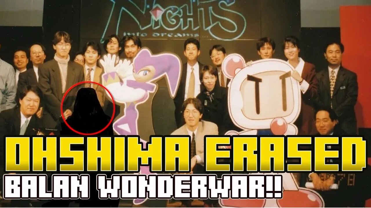 NEWS | Balan Wonderwar - Yuji Naka erases Ohshima from photo