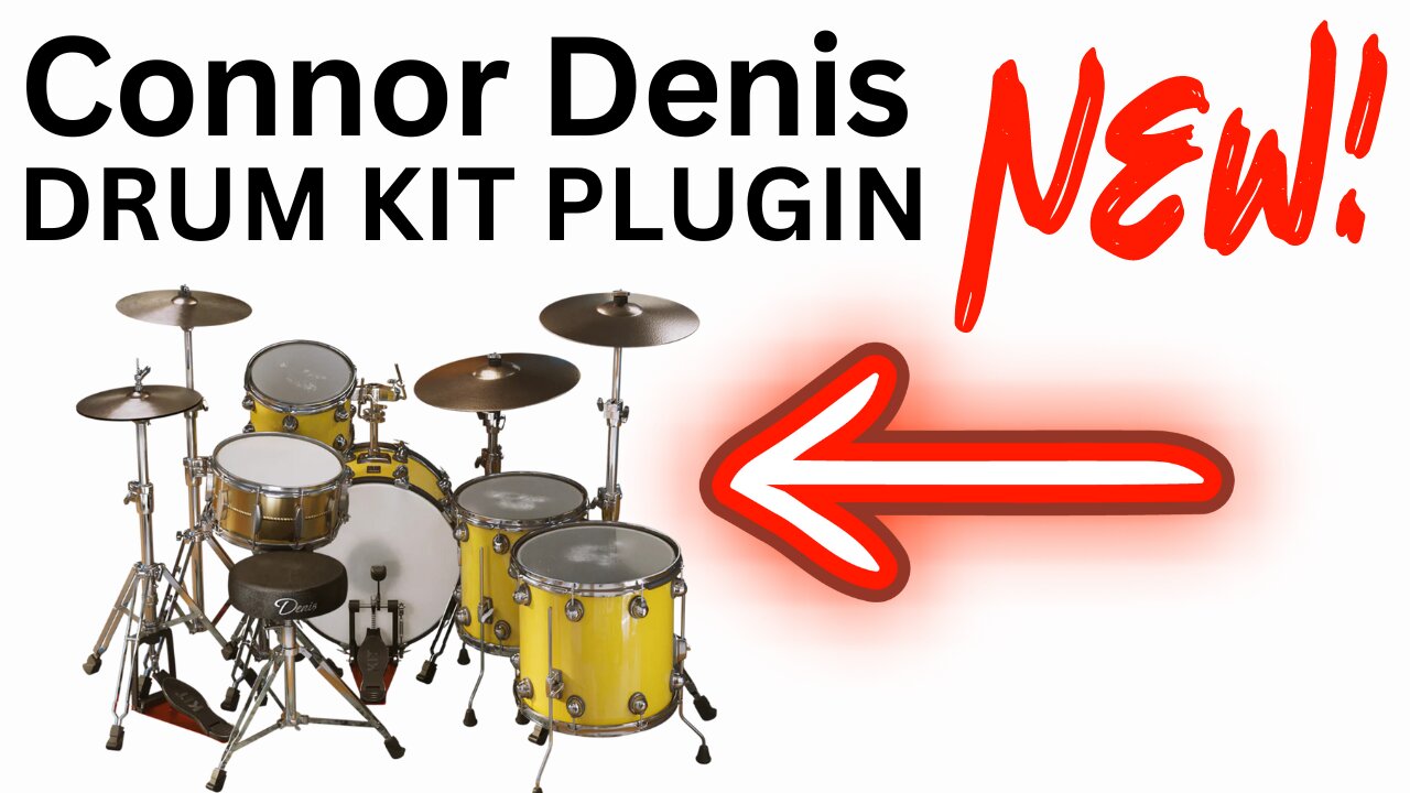 CONNOR DENIS VST AU AXX DRUM KIT Plugin FIRST LOOK VIDEO - Kit Plugins - 60 + Presets - Mix Ready