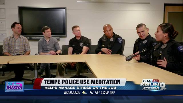 Tempe Police use meditation to cope with stress