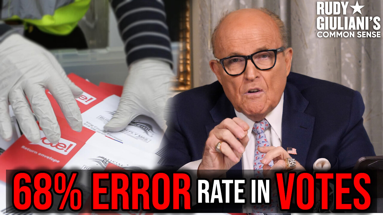 DISCOVERY: 68% ERROR Rate In Votes PROVES Intentional Fraud | Rudy Giuliani | Ep. 95