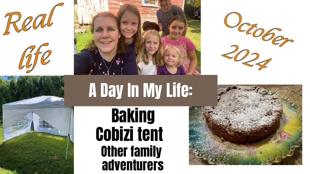 DITL: Just a regular day, baking, hanging outside, family adventure - October 2024