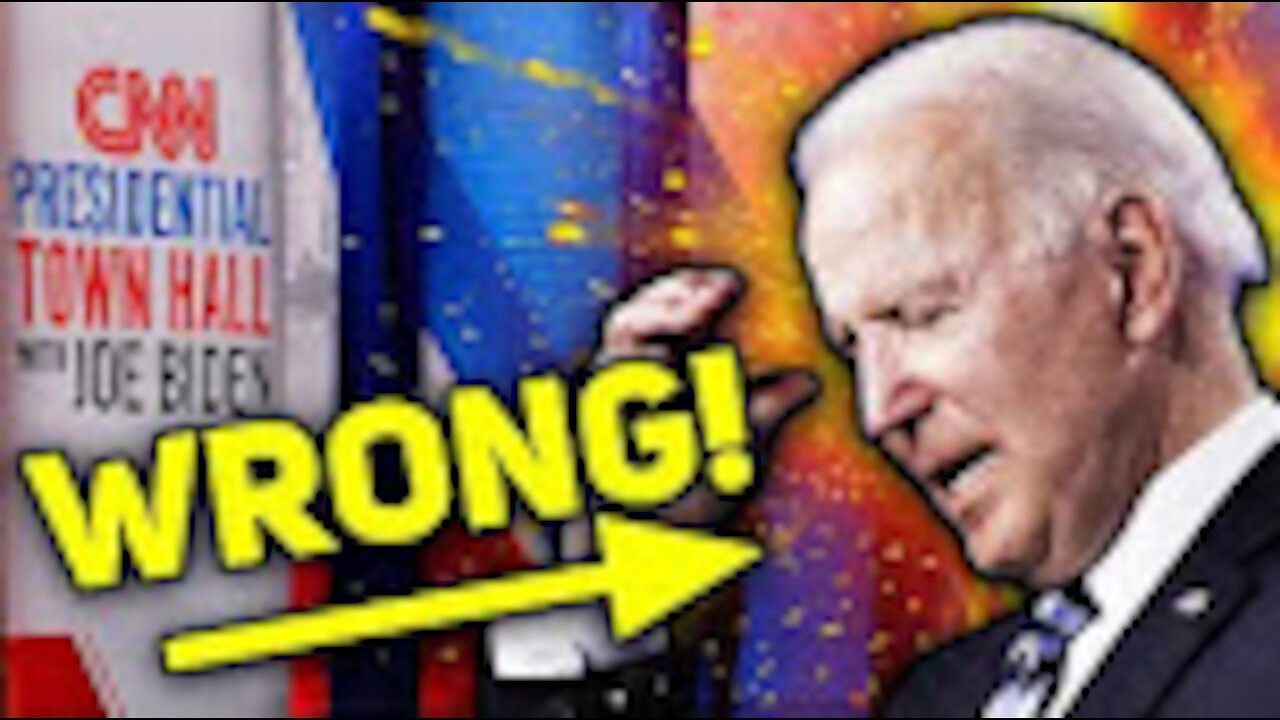 LOL: Joe Biden's Mental Misinformation Meltdown LIVE on CNN 😮