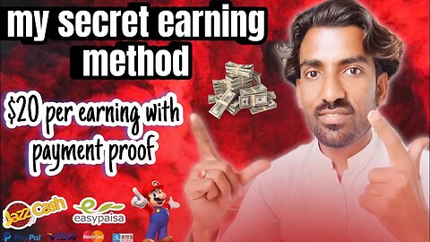 my secret earning method / $20 per day earning with payment proof 🤑