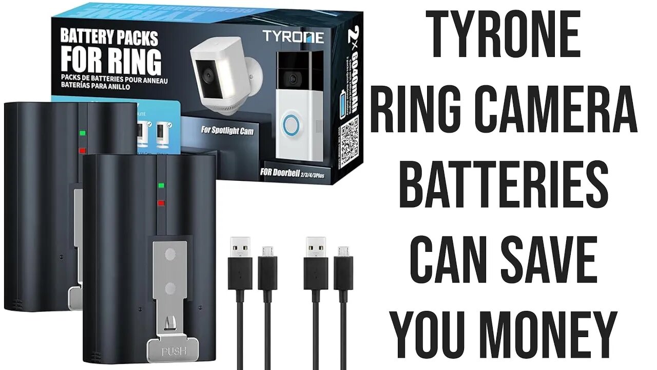 Tyrone RING camera batteries , save money on batteries