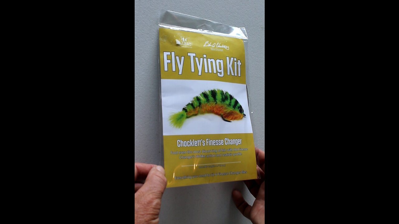 Unbagging of Chocklett's Finesse Changer Fly Tying Kit