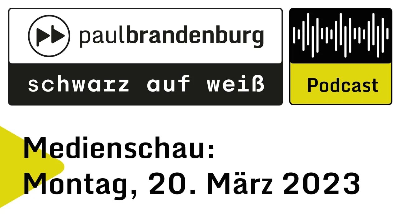 Medienschau: Montag, 20. März 2023