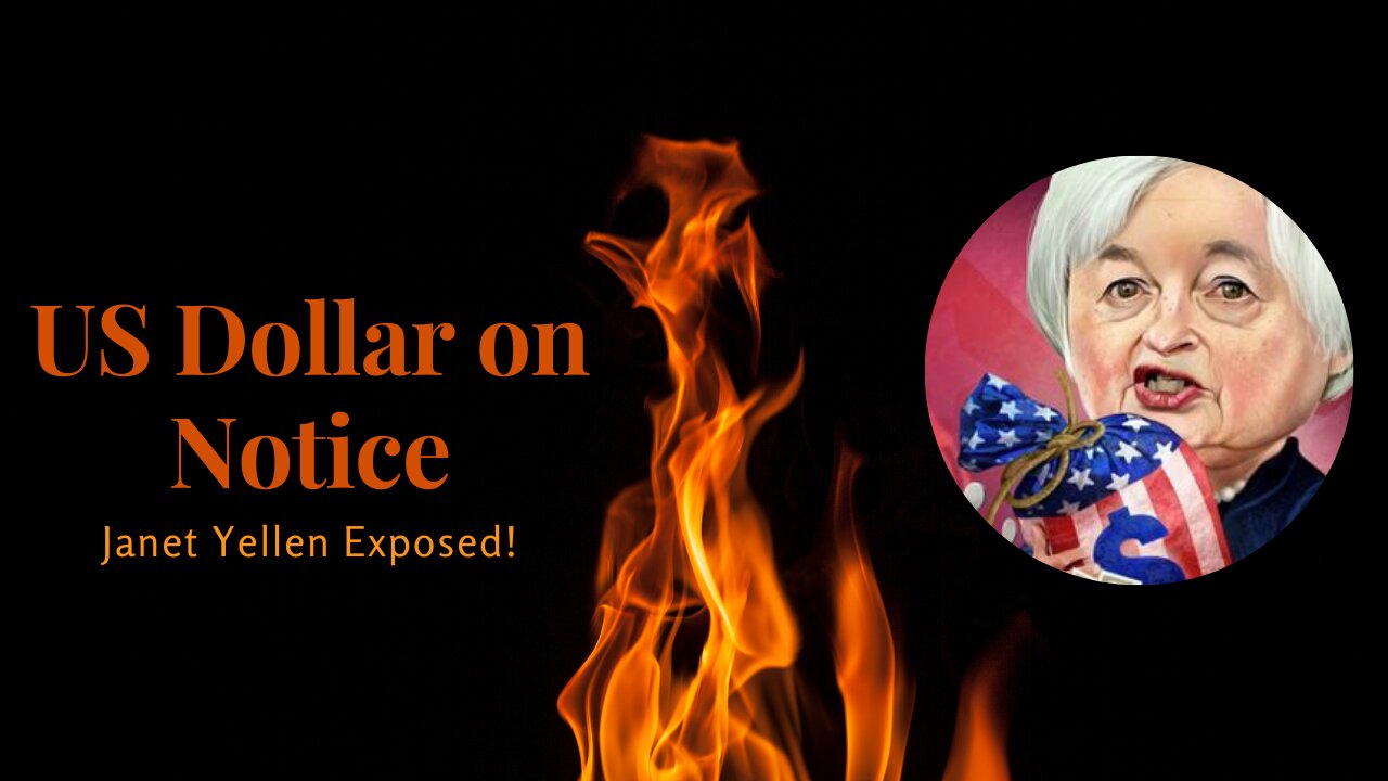 US Dollar on Notice, Janet Yellen Exposed!