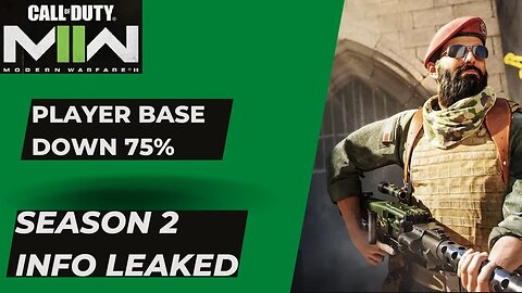 MWII Player count down 75% as Season 2 looms