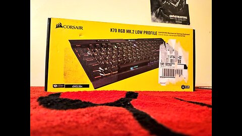 corsair k 70 mk2 unboxing video