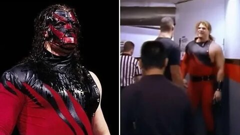 Rare Footage of Kane Unmasked Backstage