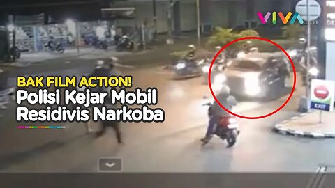 Terekam CCTV, DETIK-DETIK Penangkapan Residivis Narkoba