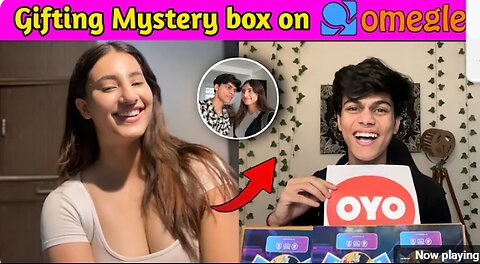 I Gifted Mystry Box TO MY LOVE I FOUND ON OMEGLE 😍 || MET IN REAL LIFE