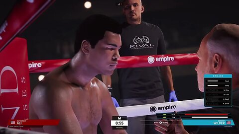 Undisputed Boxing Online Ranked Gameplay Deontay Wilder vs Muhammed Ali 2 (Chasing Platinum)