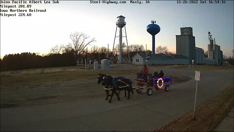 Sleigh Ride in Manly, IA on November 26, 2022