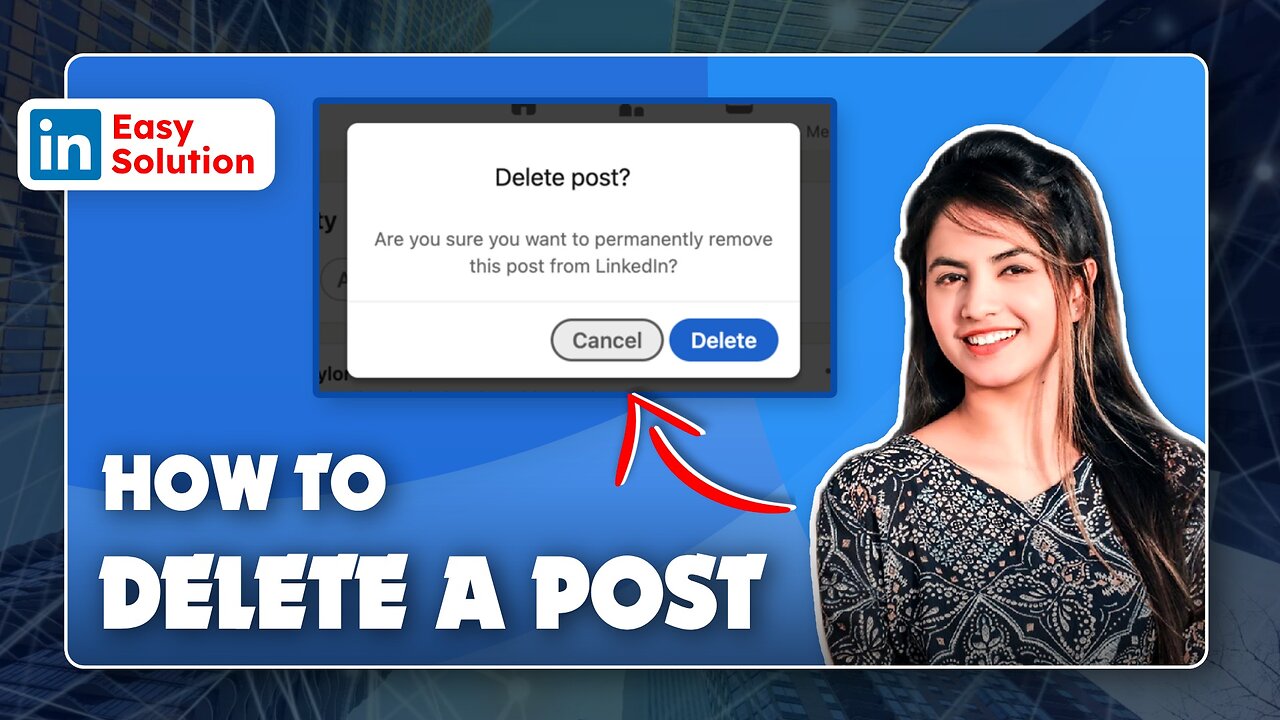 🚫📌 ** How to Delete a Post on LinkedIn !** 🚀🗑️