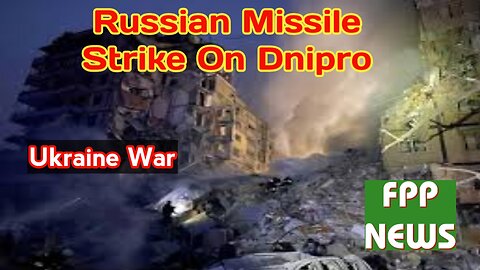 Russian missile strikes Ukrainian city of Dnipro