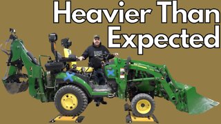 Specs WRONG?!? John Deere 1025R & Attachment Weights