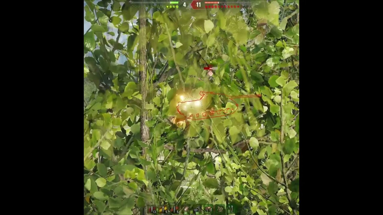 WoT Пт в кустах #fan #wot #worldoftanks #shorts