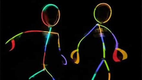 How embarrassing is this glow stick wardrobe malfunction?