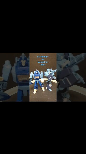 Studio Series 86 Blurr vs Velocitron Speedia 500 Blurr - A Rodimusbill Short
