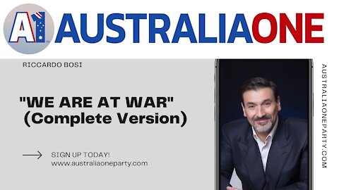 Live Stream with Riccardo Bosi from AustraliaOne - 16th July 2021
