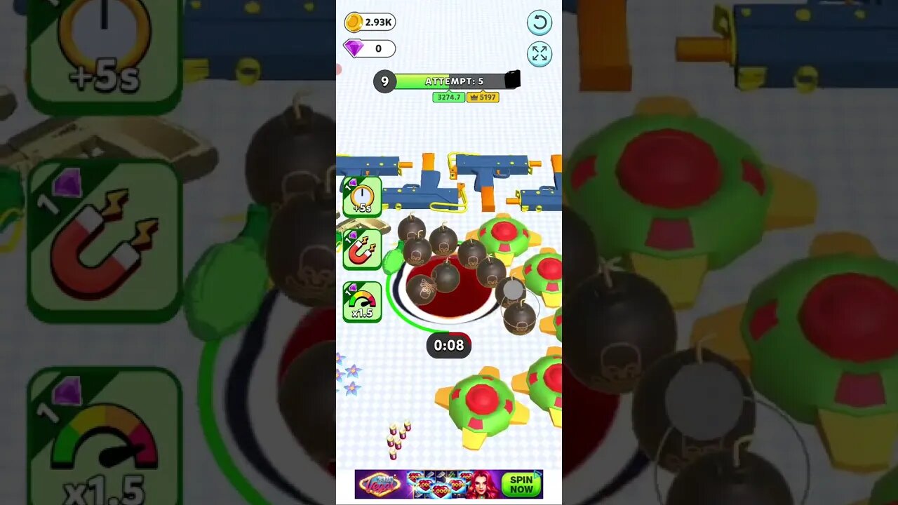 Large hole - Level 9 Attemp 5