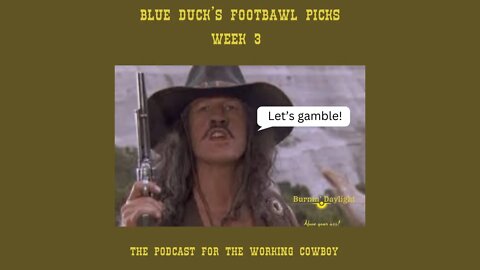 Blue Duck 's Footbawll Picks
