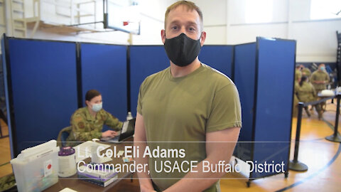 Buffalo District COMMANDER receives COVID VACCINE!