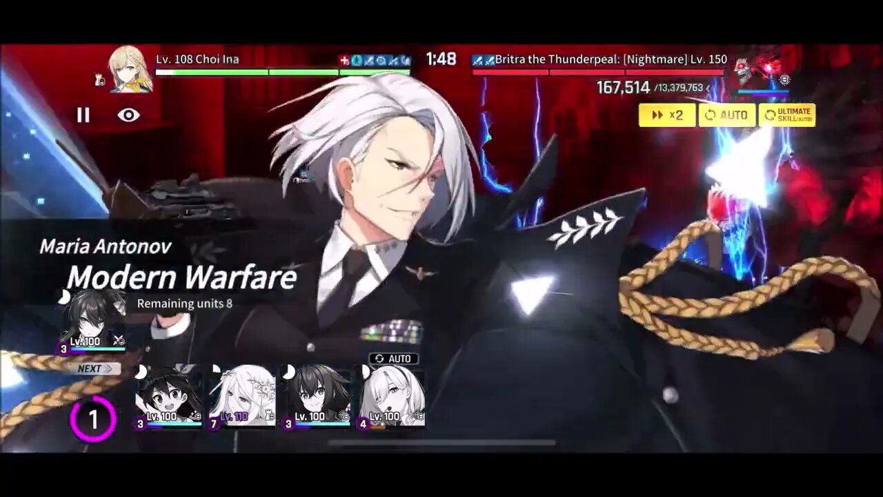 CounterSide Britra Level 150 Updated (Full Auto)
