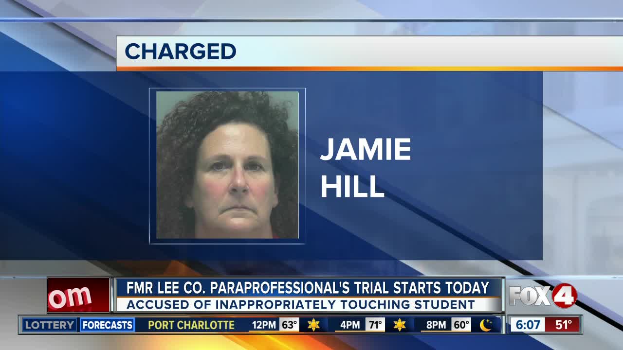 Trial set to begin for former Lee County school employee accused of touching student
