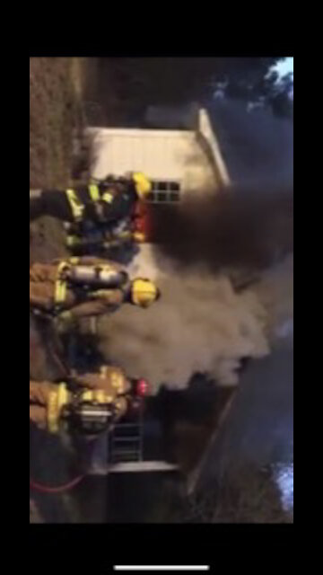 Impressive smoke explosion