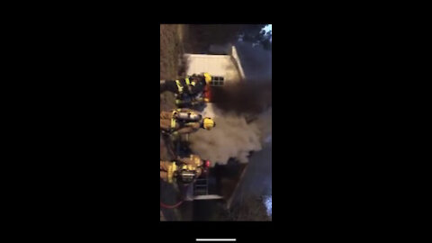Impressive smoke explosion