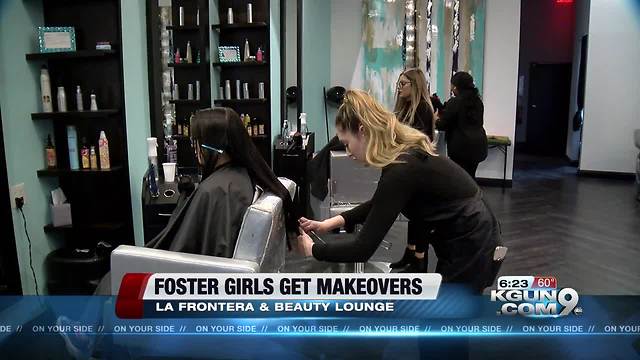 La Frontera & Beauty Lounge team up to give makeovers to teen girls in foster care