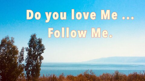 Jesus asks Peter a question … and asks … and asks!