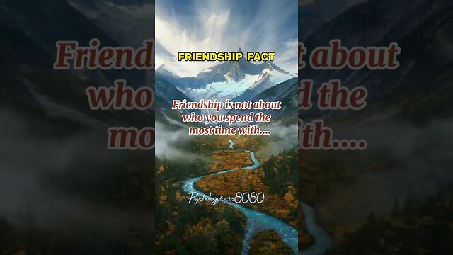 Friendship Facts [psychologyfacts]