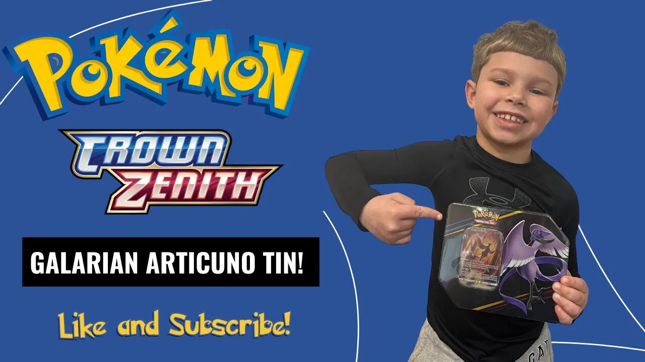 You won't believe PokeMONSTER's epic reaction to opening Pokemon Articuno Tin - Pure excitement! 😮