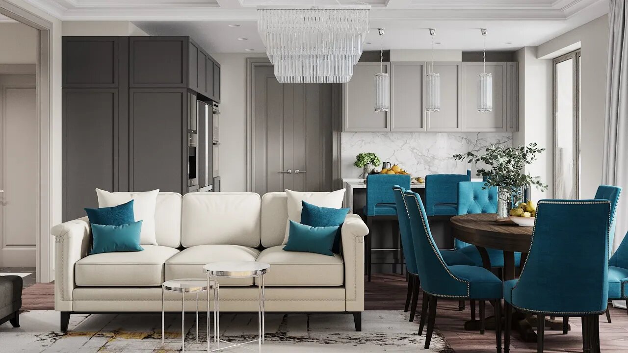 Kitchen Living Room Combo Ideas - Best Open Plan Kitchen Living Room Design Ideas