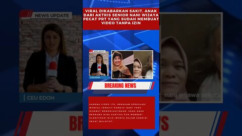 nani wijaya viral di kabarkan sakit