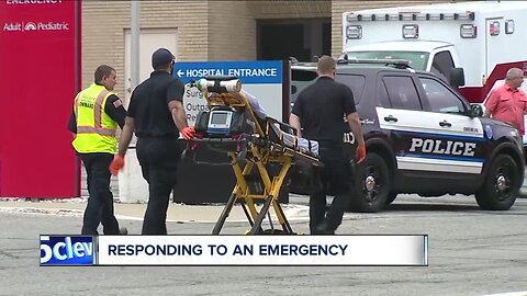 One day after Mercy Health Allen Hospital in Oberlin shut down its E-R for decontnamination, the hospital saying everything is back open and sanitized