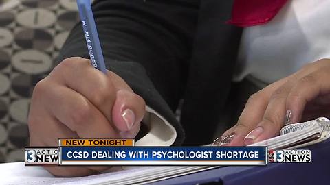 School psychologist shortage affecting CCSD