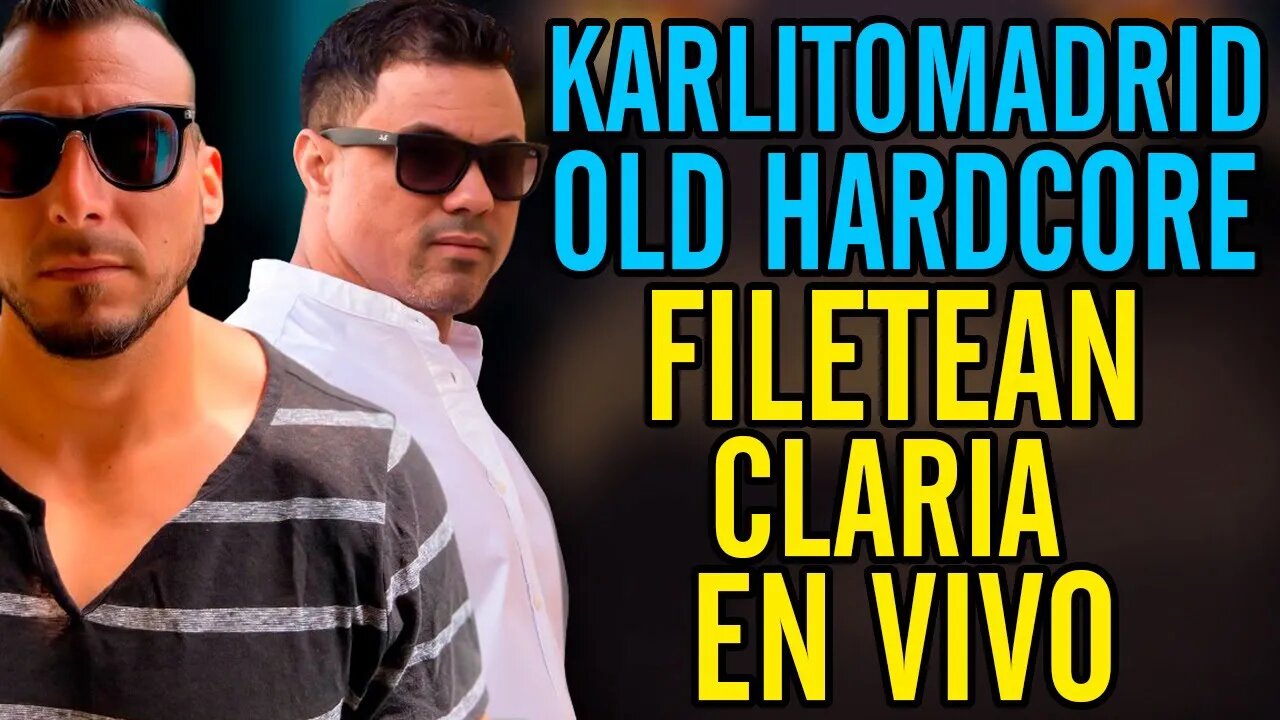 🤣Karlitomadrid y Old Hardcore. Filetean claria en vivo🤣