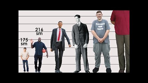 Height COMPARISON: Tallest people in the WORLD