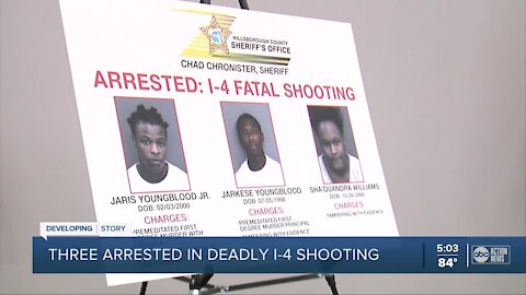 Arrests made in I-4 shooting that killed 17-year-old in Hillsborough County