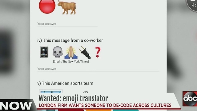 Wanted: Emoji translator