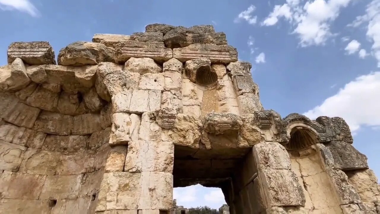 The best preserved temple of the Sun in ancient Rome, Baalbek.