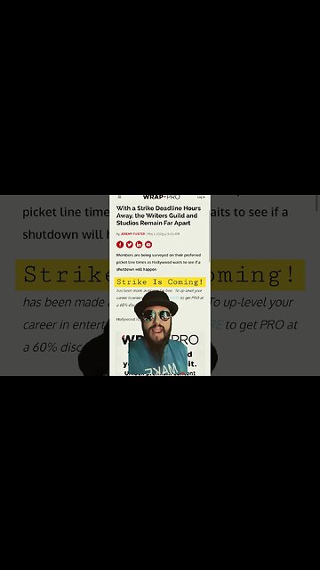 Hollywood Studios Are In TROUBLE! Writer Strike WILL Happen #shorts #strike
