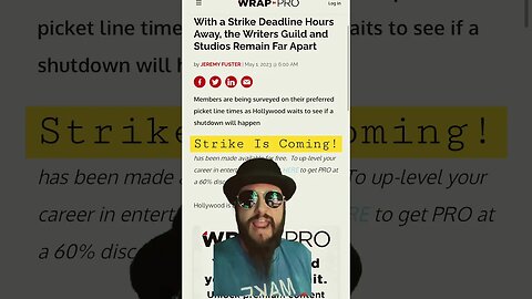 Hollywood Studios Are In TROUBLE! Writer Strike WILL Happen #shorts #strike