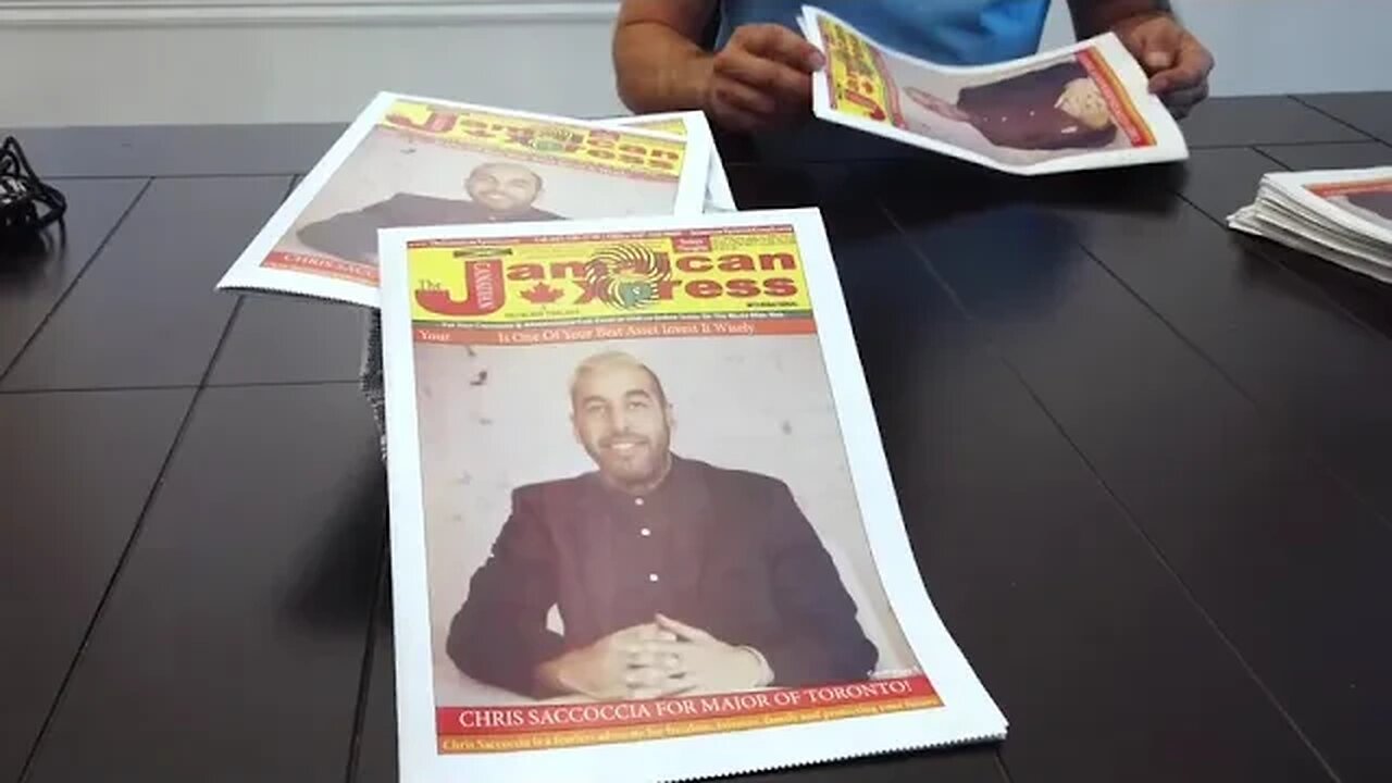 CHRIS SKY💥WE Are ON THE COVER😎OF THE JAMAICA👀EXPRESS💥🔥😎